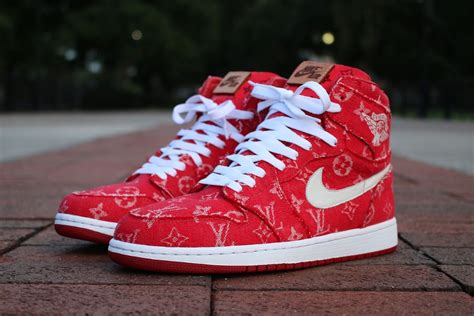 custom louis vuitton jordans|louis vuitton jordan 1 price.